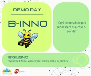 presentazione B-Inno mascotte demo day 2026